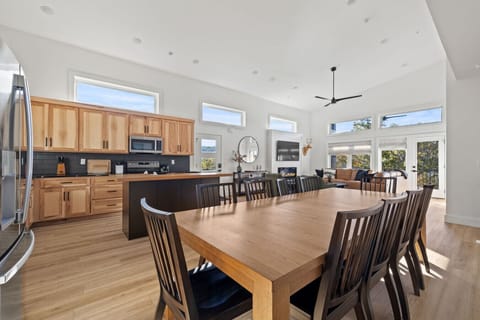 Enjoy gathering around our large table for the best meals