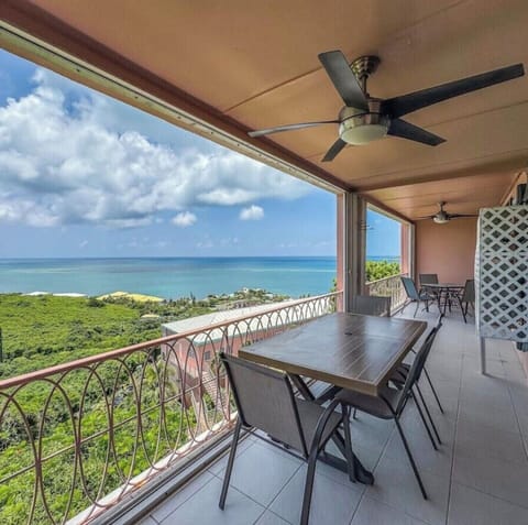 View from Outdoor Patio looking over the sea