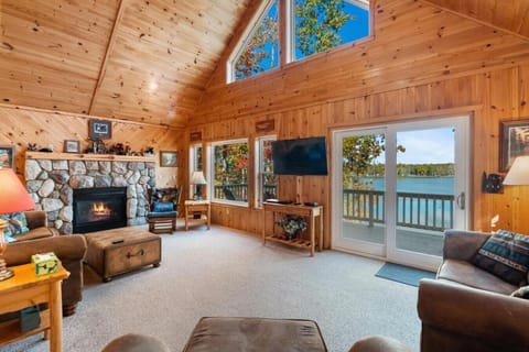 Living Room | Warm Wood Interior with Cozy Seating