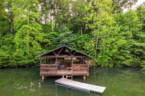 Escape to this secluded waterfront retreat