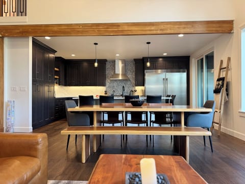 Kitchen and primary dining table