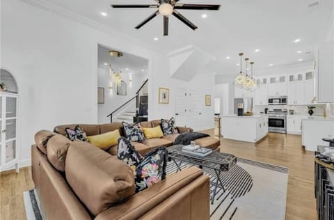 Living Room | Sofa | Ceiling Fan | TV