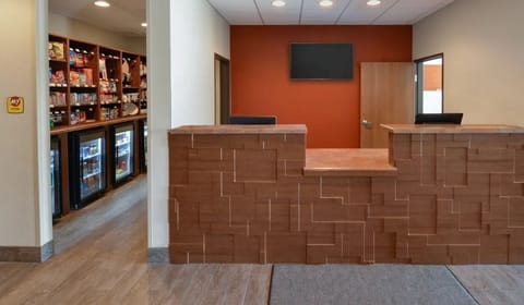 Arrive with ease at a bright, welcoming check-in desk.