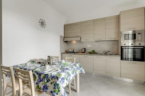Kitchen and dining area