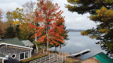 Maine is beautiful as the trees change in the fall.