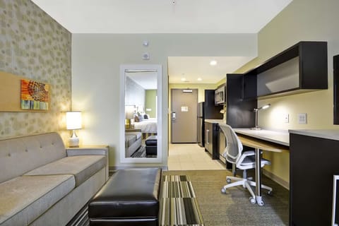 Enjoy an open layout with easy access to snacks.