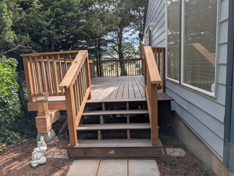 Deck off dining room