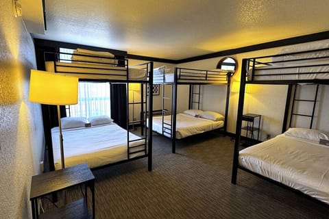 Settle in with shared bunks and a calm, cozy vibe.