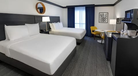 Recharge after adventures in a spacious double-bed room.