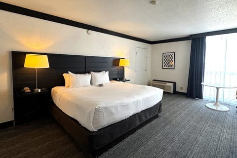 Wake up to soft daylight in a spacious, serene king room.