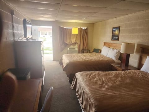 Stretch out with extra space in this bright double room.