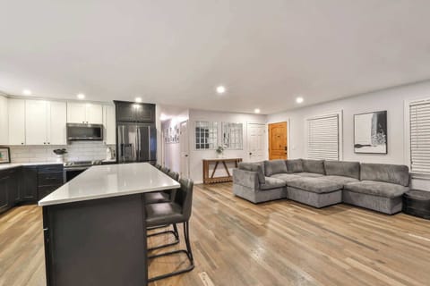 Kitchen | Island | Refrigerator | Dishwasher | Oven | Microwave | Blender | KCup Coffee Machine