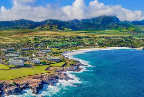 Amazing oceanfront setting next to Shipwreck Beach and the Grand Hyatt!