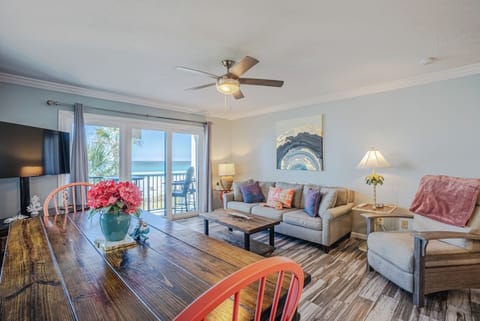 Living area with private balcony