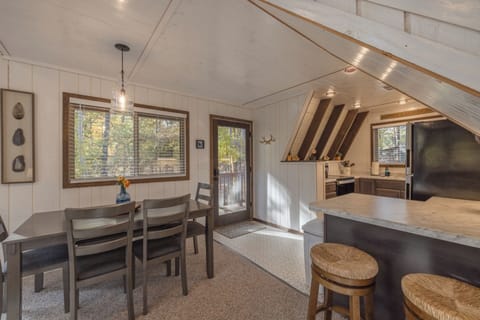 Dining table by the kitchen