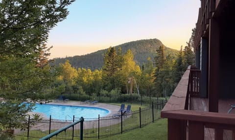 True ski-in/ski-out condo at Lutsen Mountain with resort amenities, mountain views, and year-round North Shore adventure.