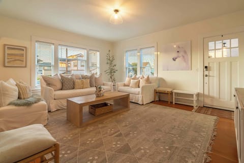 Meet the heart of the house. Our living room is all about big laughs, comfy naps, and the kind of downtime that makes vacations unforgettable.