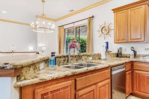 Kitchen is fully stocked