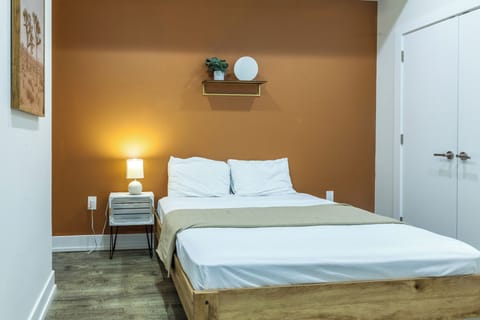 Wake up refreshed in this comfortable, well-appointed bedroom.

