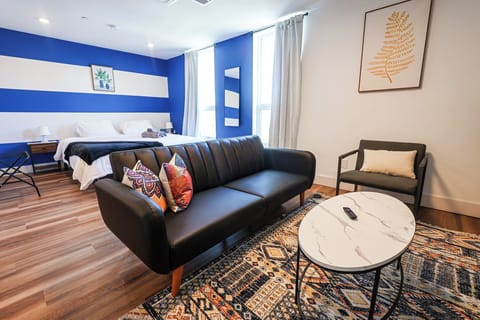Quality furnishings create an inviting atmosphere.

