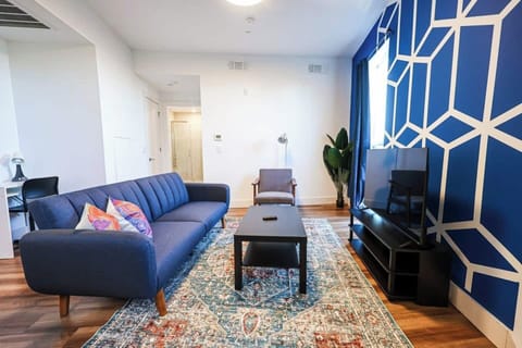 A bright and airy living area with quality furniture.

