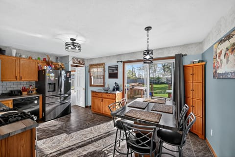 Indoors, Floor, Flooring, Kitchen, Lamp