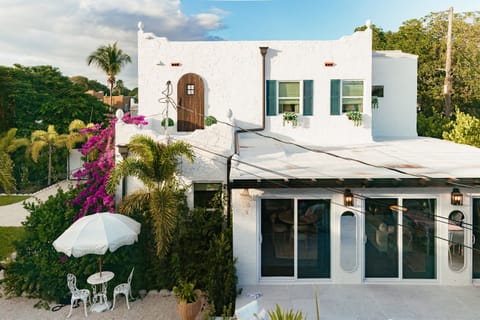 Enjoy the serene surroundings and lush plantings as you relax in our expansive garden patio.