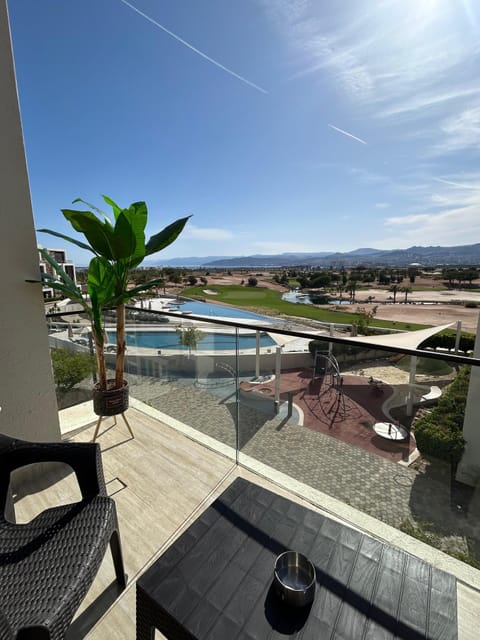 The apartment’s breathtaking view