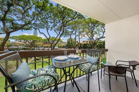 Dine al fresco with garden views—your private balcony is perfect for morning coffee or sunset meals