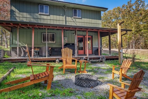 Firelight, fresh air, and Adirondack comfort—your perfect retreat. (Wood not provided, please bring your own supply)