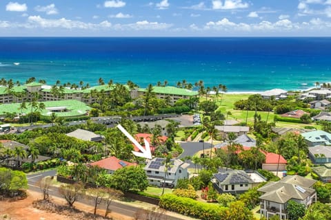 Aerial picture to show the location of the home in proximity to the beach