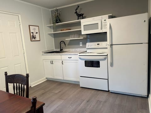 Clean, modern kitchen with everything you need