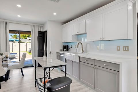 Kitchen and dining area