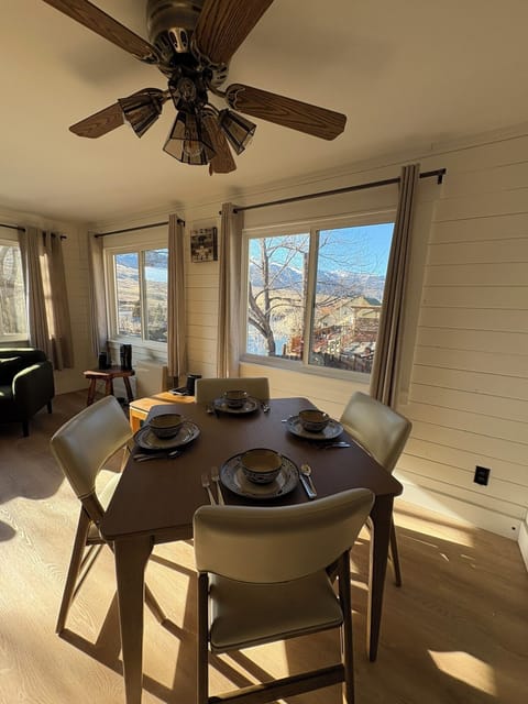 Dining table with views