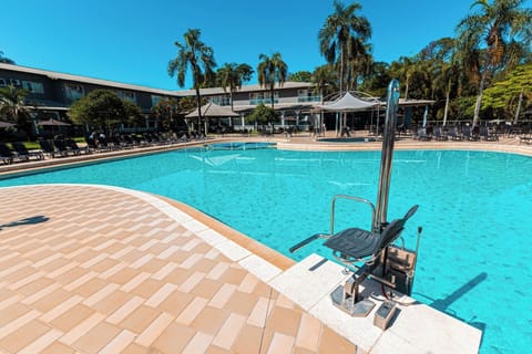 Enjoy worry-free swimming with accessible entry and open decks.