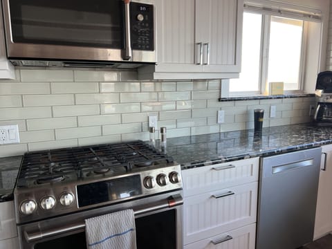 kitchen with gas range