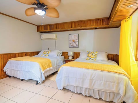 two double beds, sleeps 4
