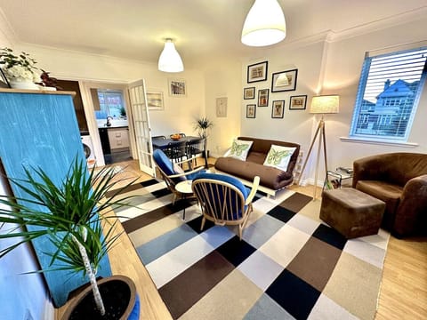 Bright and modern living area with comfortable seating