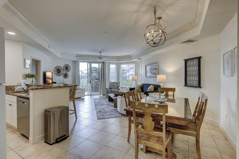 Dining/Kitchen & Living Area