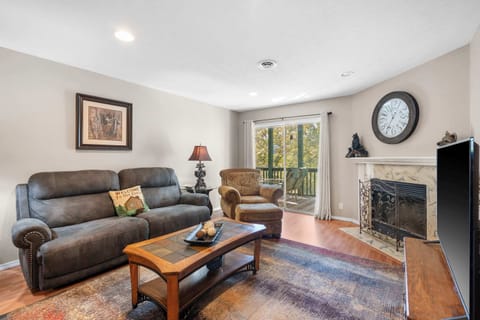 Unwind in the inviting living room & stream your favorites on the smart TV​