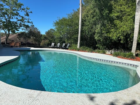 Private pool for soaking up some sun and enjoying these beautiful Florida days!