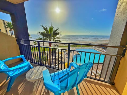 Your private balcony with the perfect view of the sea.