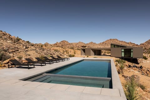 Large pool and spa.