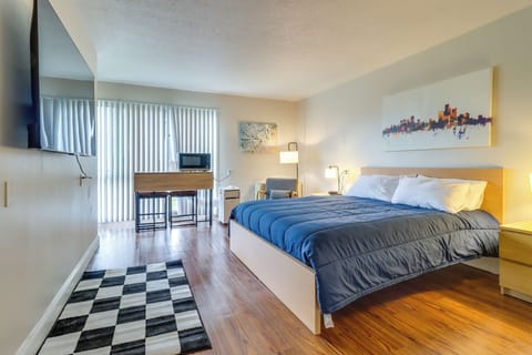 Detroit Vacation Rental | Studio | 1BA | 580 Sq Ft | Elevator Access