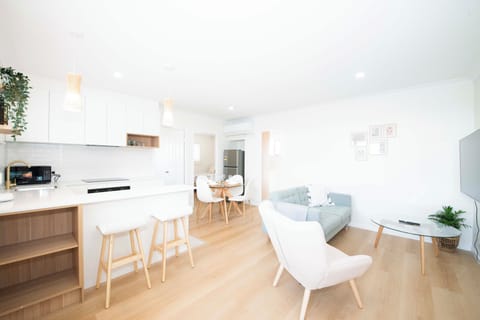 A bright and relaxing space to unwind.