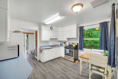 Kitchen with appliances.