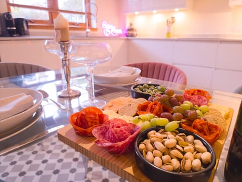 A grazing board and wine night in at Casa Amor Aviemore.
