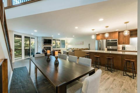 Open living and dining