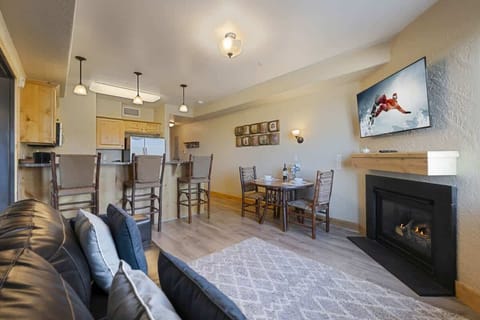 View from Sofa to Living Room/Kitchen