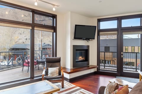 Living Room with Fireplace